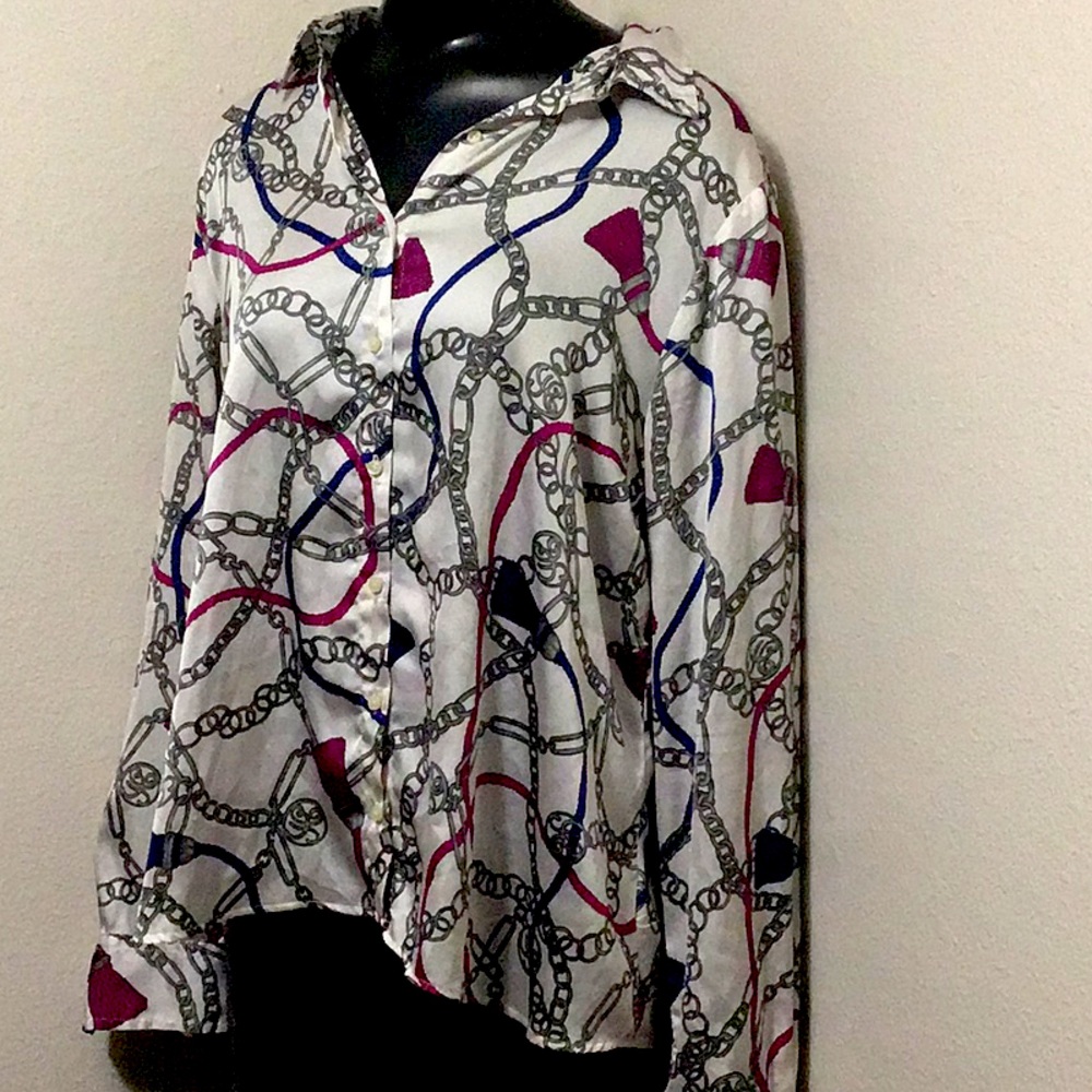 Chain and tassel patterned Blouse